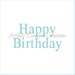 Happy Birthday Stencil