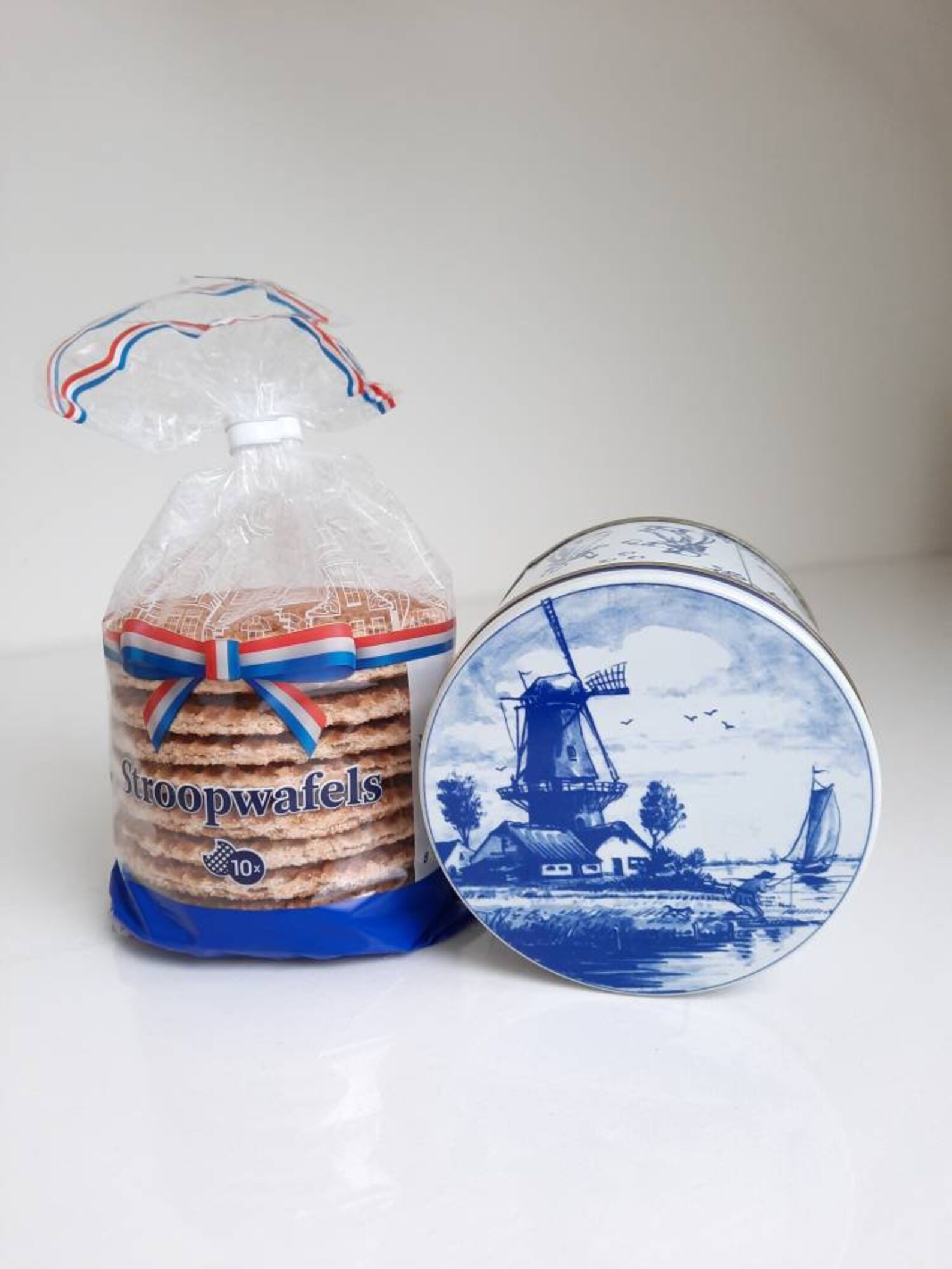 Dutch Biscuit Tin Cookie Tin Blue and White Dutch Etsy