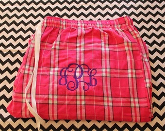 Monogrammed Pajama Pants!
