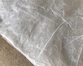 DAMAGED Half sheets Japanese Sanwa tissue, 12.5 x 16.5 inches lightweight gauzy sheer, white gold silver leaf, wrapping paper