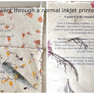 Marigold Full/half sheets Flower paper, 20 x 30 inches, 50gsm petal paper, Indian Himalayan handmade paper, orange petal paper image 5