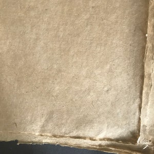 Tsasho Half/full sheets, Bhutanese handmade laid paper, natural colour with laid lines, 60 x 80 cm / 24 x 31 inches approx, 100 gsm