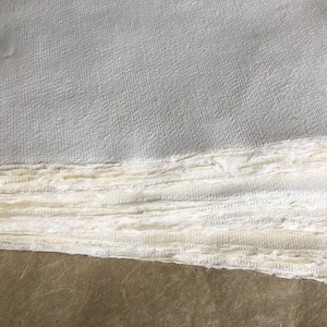 Campioni A5 150/320gsm Carta fatta a mano Khadi in cotone bianco 14,8 x 21 cm 5,8 x 8,3 pollici, superficie media, set di campioni Carta indiana Khadi