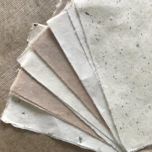 Small pieces Washi Mixed pack, Nepalese handmade artists paper, calligraphy, crafts, collage, smooth surface