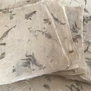 Fogli interi/mezzi con foglie miste, 20 x 30 pollici, carta naturale testurizzata dell'Himalaya con foglie verdi, carta indiana fatta a mano, (L67)