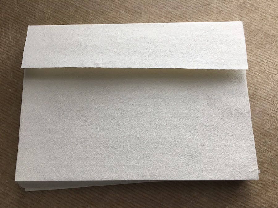 50 enveloppes d'invitation, 18,5 x 13,5 cm, avec bordure en