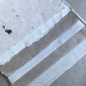 Fogli interi/mezzi, confezione mista di carta Washi nepalese, carta per artisti fatta a mano, Washi Lokta mitsumata, calligrafia, artigianato, collage, superficie liscia