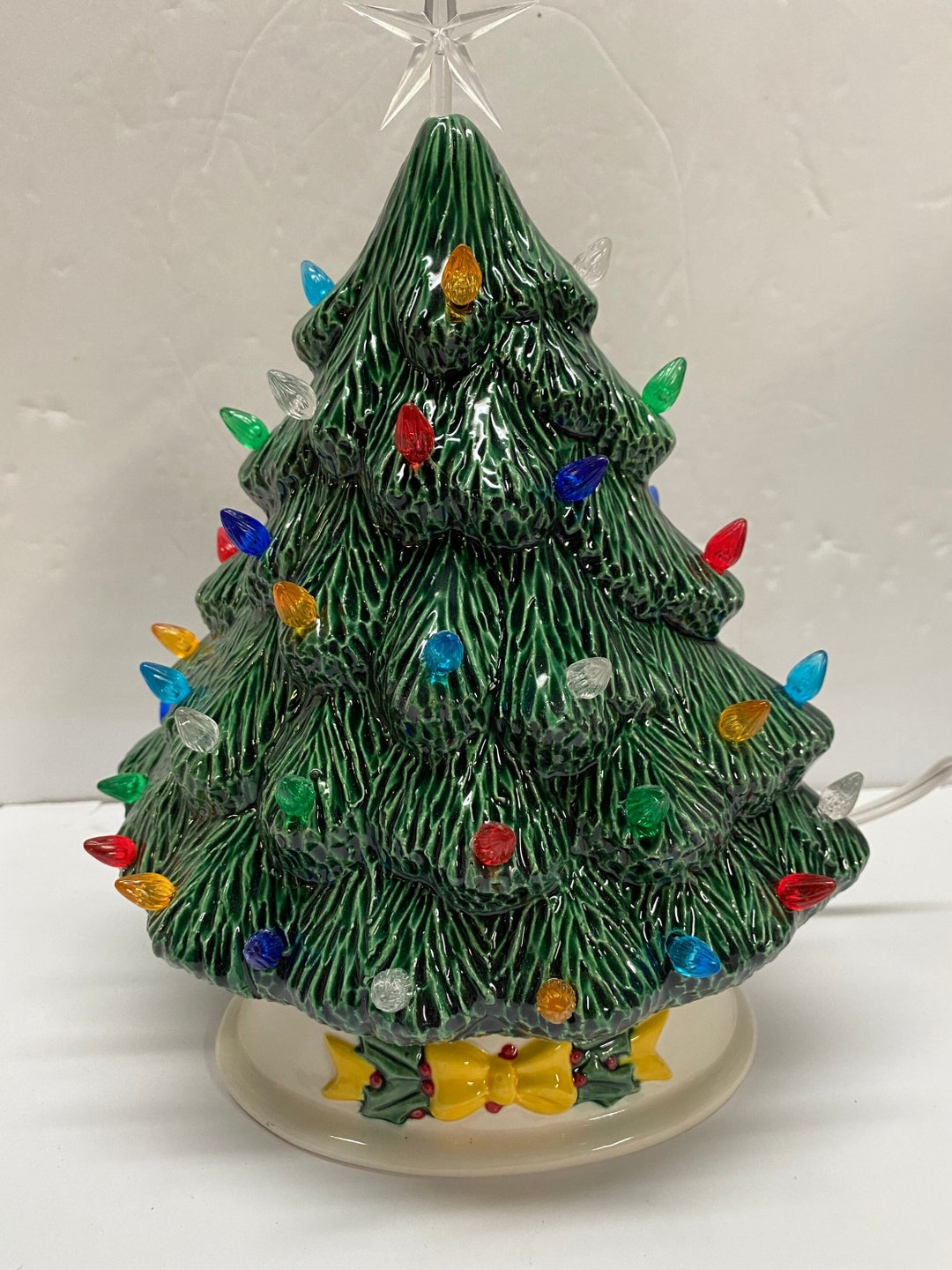 One of a Kind Handmade Small Mantle Tree With Lights - Etsy