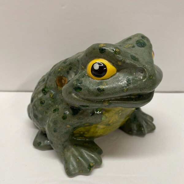 Ceramic Frog Etsy
