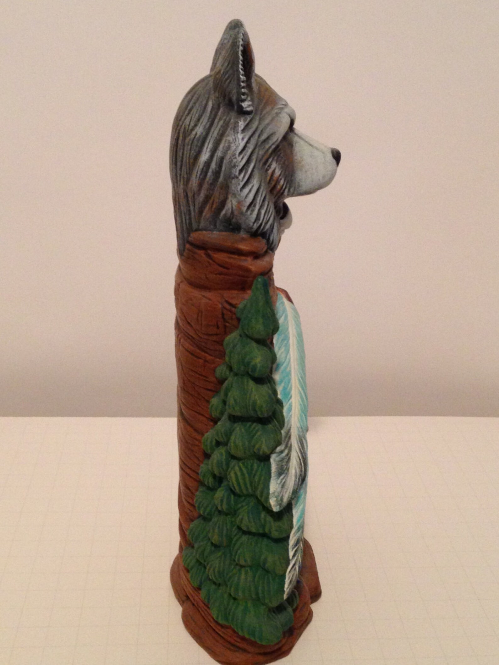 Handmade Ceramic Wolves/dream Catcher Etsy