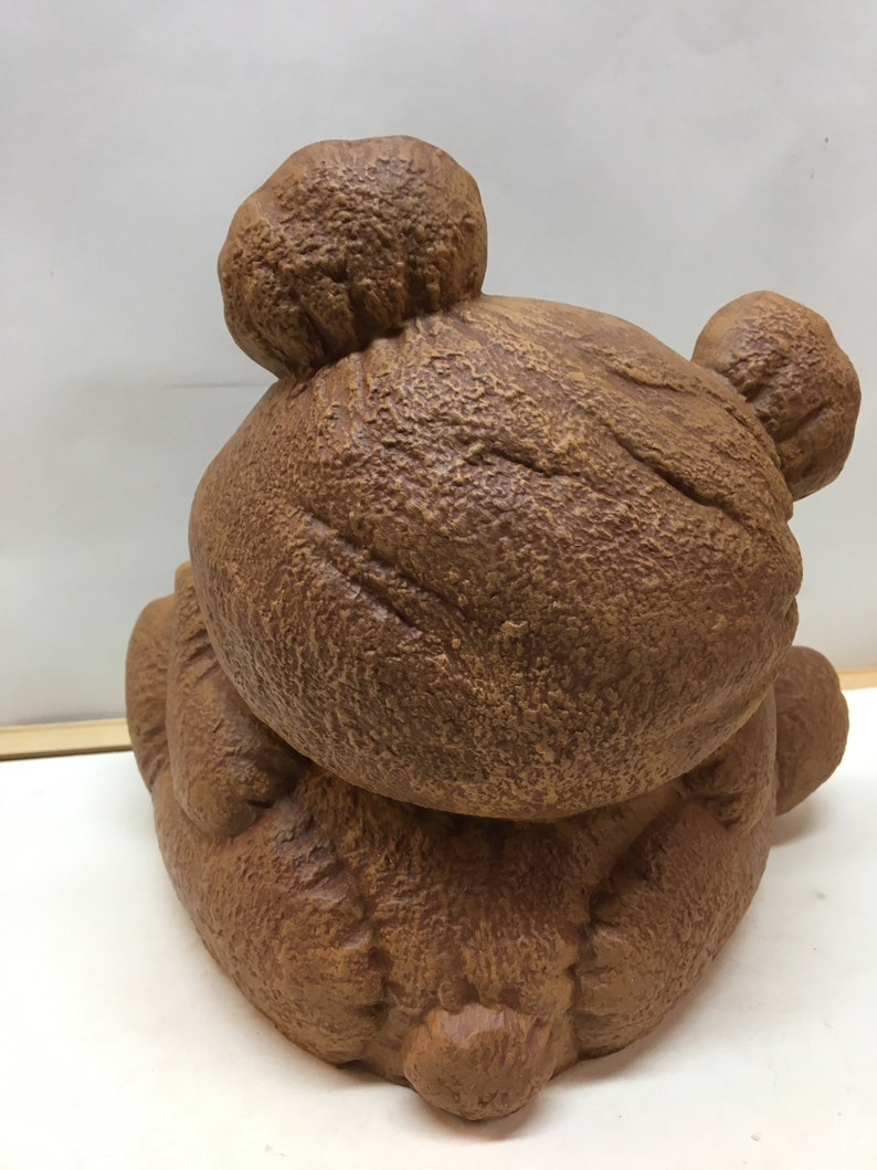 Handpainted ceramic cute cuddly bear