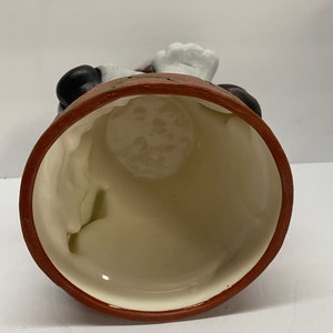Handmade ceramic Beagle flower planter image 2