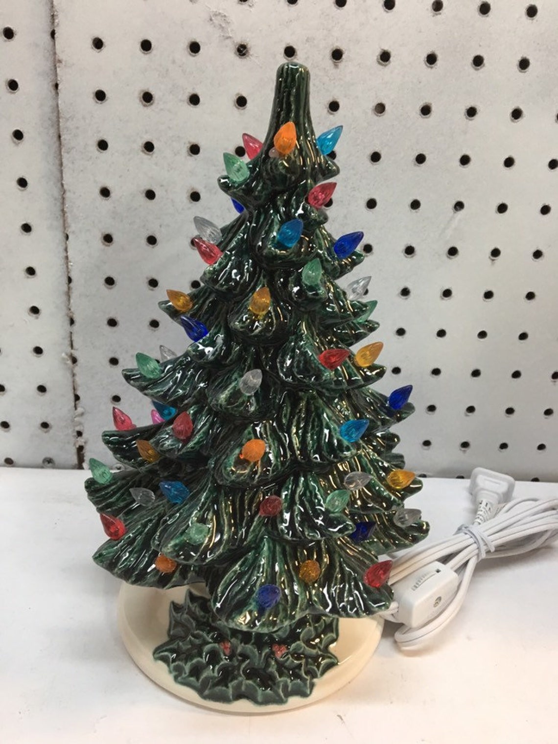 Ceramic Christmas Tree With Lights For Sale 