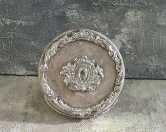 Vanity pocket mirror, Wood mirror, christmas gift, Personalized gift, Ornate French Make up Mirror, Baroque Vanity Set, Purse mirror
