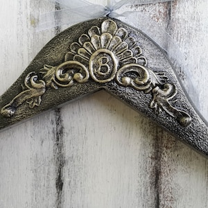 Personalised wedding hanger,Groom hanger,Groom gift,Groomsmen gift ideas,Black and gold hanger,Black hanger,Rustic groom hanger,Custom order