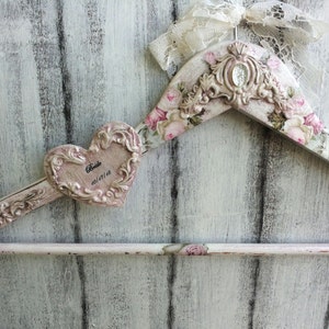 Personalized wedding chic hanger, Bridal gown hanger, Bridesmaid gift, Custom order wedding hanger, Wedding dress hanger, Mrs hanger, Unique