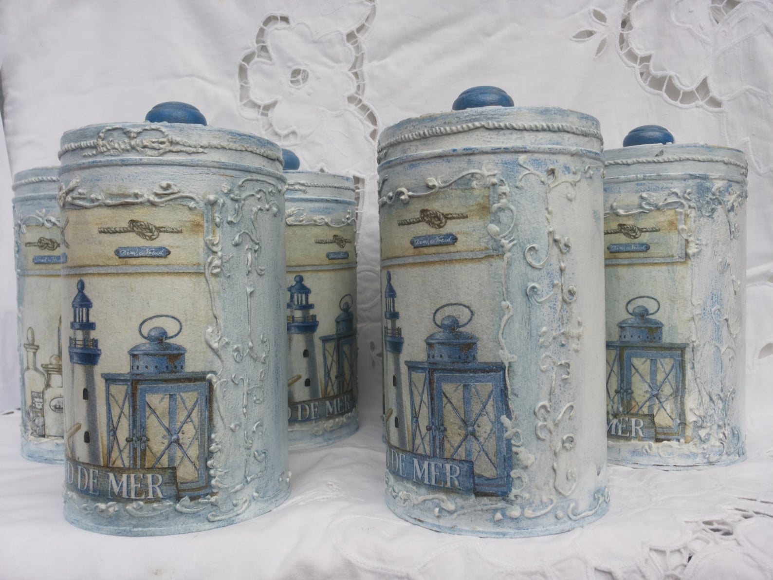 Kitchen Canisters Canisters Canister Set Tin Boxesset of Etsy