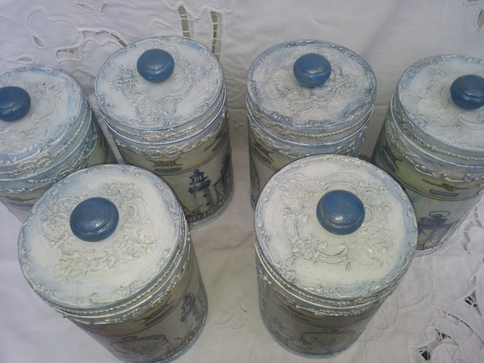 Kitchen Canisters Canisters Canister Set Tin Boxesset of Etsy