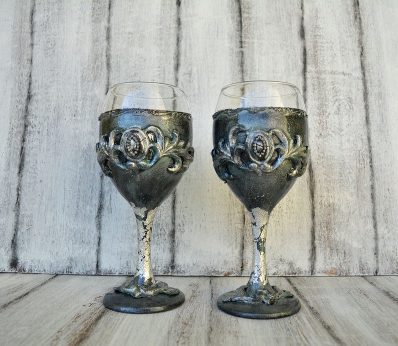 Custom Made Wine Glassespersonalized Glasseswedding Etsy