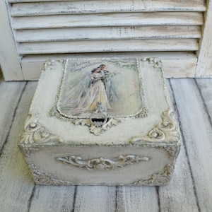 Caja de tarjeta de boda, caja de recuerdo de boda, decoración de recepción de boda, caja de memoria de boda, caja de memoria personalizada, caja de memoria de boda, caja de almacenamiento