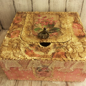 Hochzeitsbox, Aufbewahrungsboxen, Kartonschachteln, Dekobox Teatime, Erinnerungsbox, Fotoaufbewahrung, nützliche Box, kundenspezifische Boxen, Kartenbox, Einladungsbox