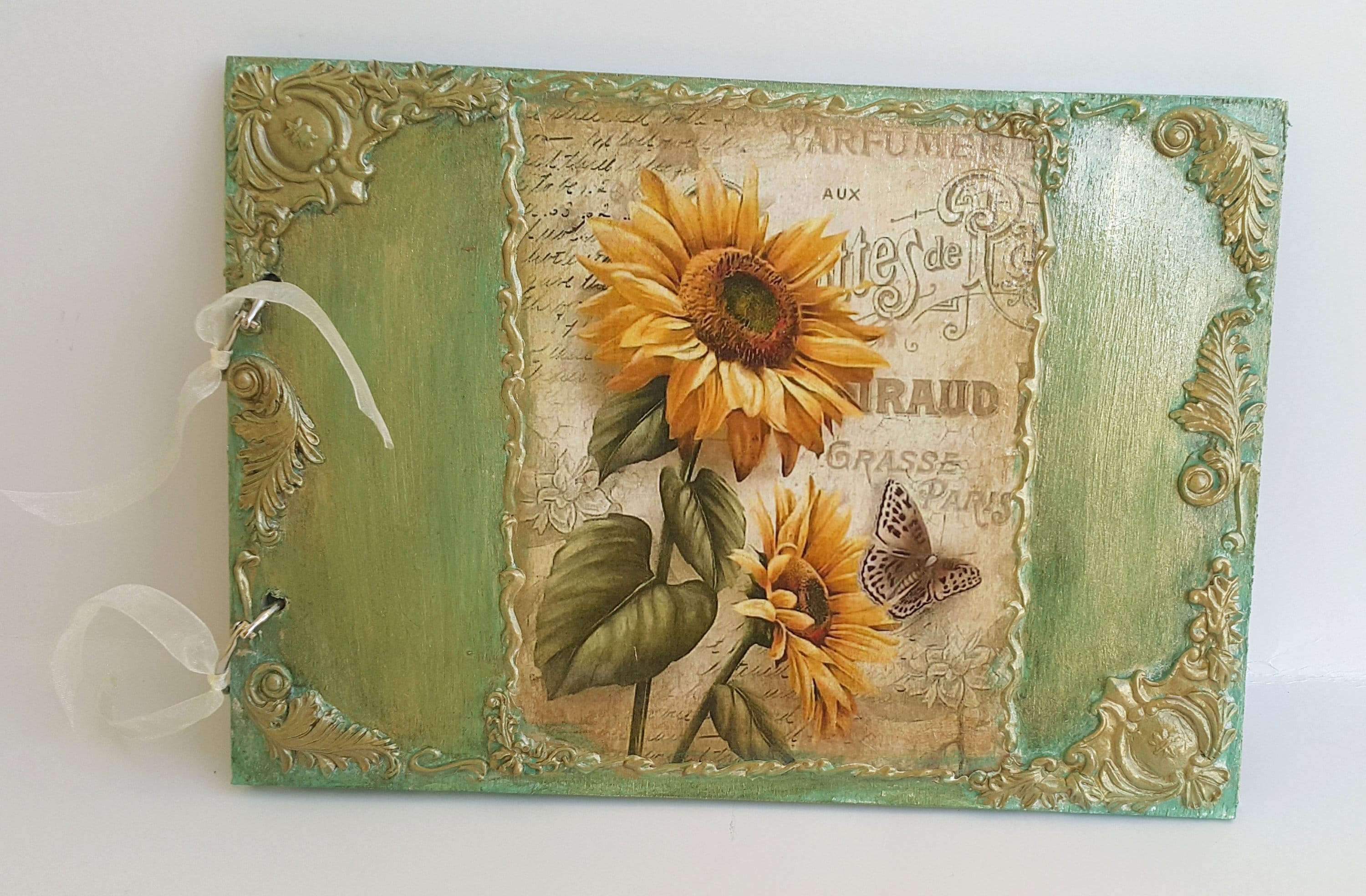 Sunflowers wedding book