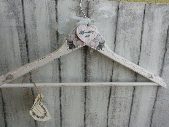 Wedding Dress Hanger Vintage Wedding bridal Shower Gift