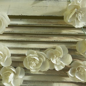 Wedding garland,Tissue Paper Flower Garland,Paper Wedding garland, party garland, wedding decoration,wedding flowers,custom garland,Rustic