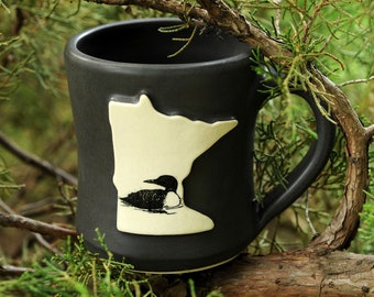 MN Mug, Loon w/ White