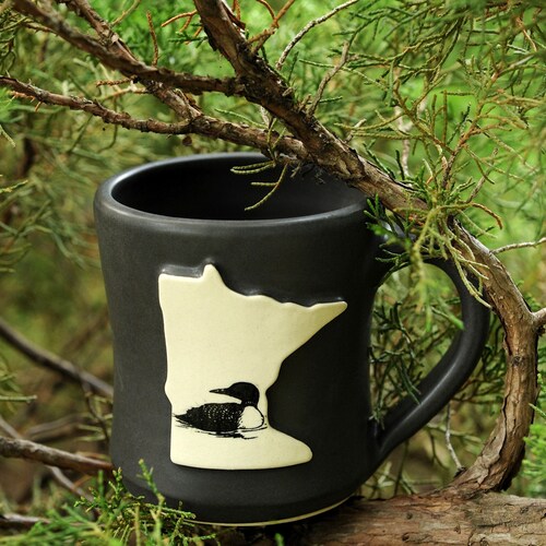 MN Mug White W/ Heart on Twin Cities Etsy