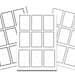 Printable Photo Mats for Photo Sizes - 2x3, 3.5x5, 4x6. 5x7, Instax ...