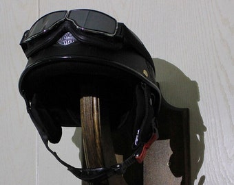 Motorcycle Helmet Holder - Biker Equipment Rack - Wall Mount Sports Helmet Hanger - Biker Gear Rack - Motorcycle Helmet Display