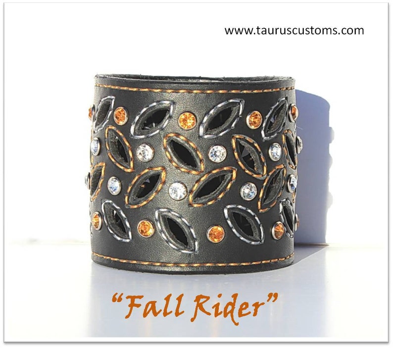 Womens Leather Bracelet Bikers Leather Cuff Black Leather Etsy Canada