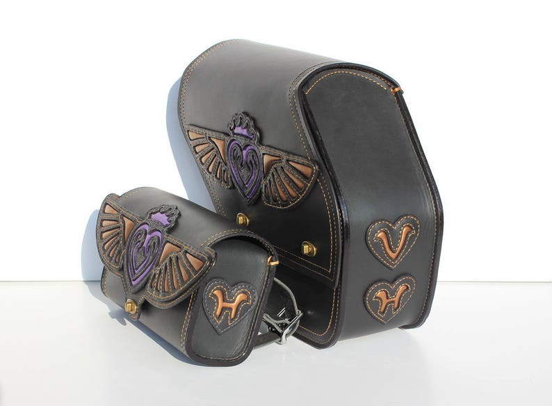 Custom Motorcycle Swingarm Bag for Harley Davidson Dyna Low Etsy