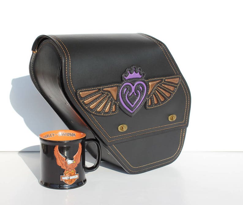Custom Motorcycle Swingarm Bag for Harley Davidson Dyna Low Etsy
