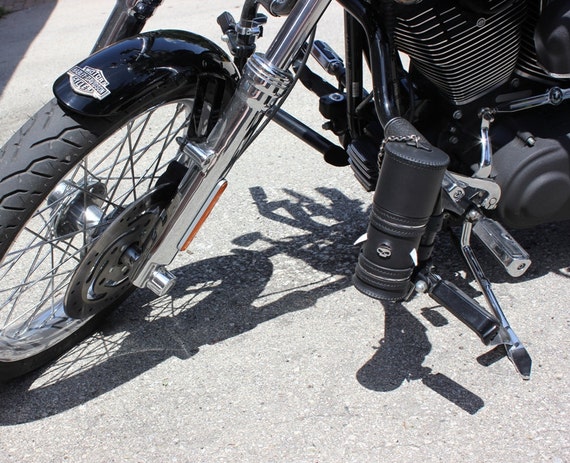 Custom Motorcycle Bottle Holder for Engine Guard Bar Cylinder