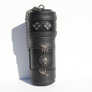 Milwuakee Leather Crash Bar Bottle Holder Right