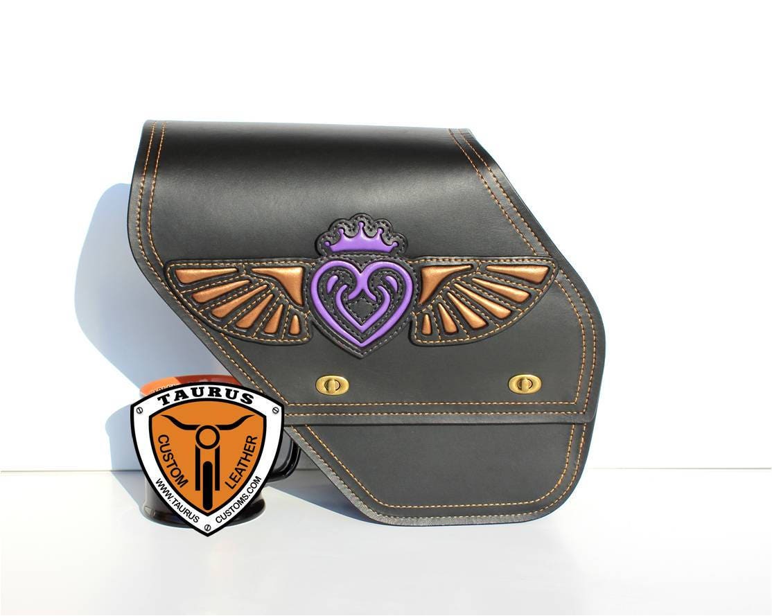 Custom Motorcycle Swingarm Bag for Harley Davidson Dyna Low Etsy