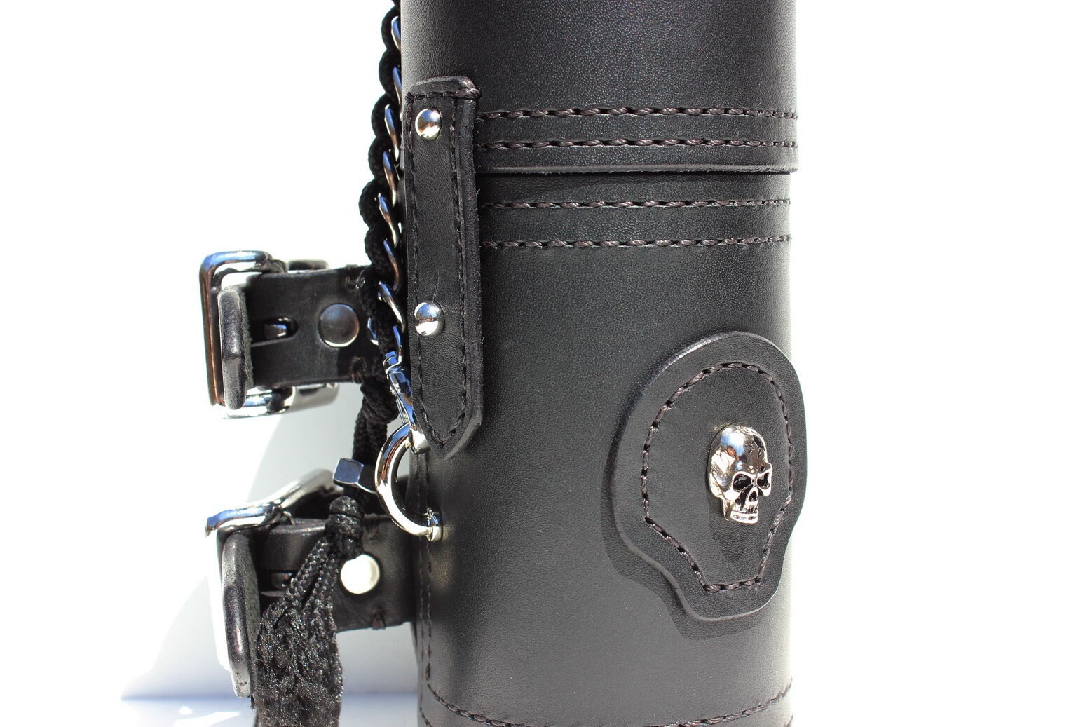 Custom Motorcycle Water Bottle Holder for Engine Guard Bar, Motorcycle Fork Bag, Cylinder Pouch