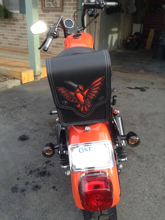 Custom Motorcycle Sissy Bar Bag for Harley Davidson 