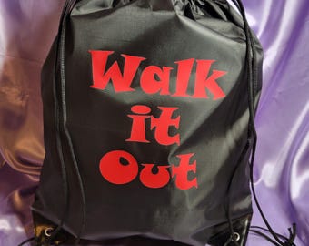 Drawstring Backpack - Custom Order, Nylon Backpack, Nylon Drawstring Backpack