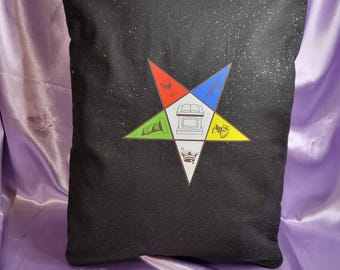 OES - Order of the Eastern Star - Fabric Laptop Sleeve - Personalized, Laptop Pouch, Laptop Cover, Laptop Sleeve