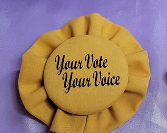 Fabric Flower Brooch - Personalized - Custom Order, Fabric Brooch, Pin, Pendant