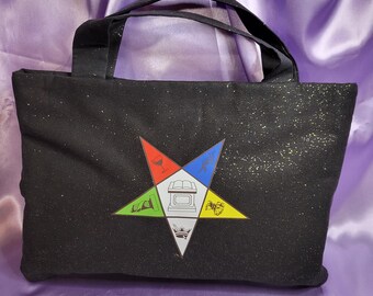 OES - Order of the Eastern Star - Fabric Tablet Pouch - Personalized, Tablet Sleeve, Tablet Cover, Tablet Pouch