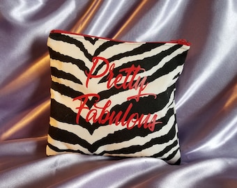 Fabric Makeup Bag - Personalized, Cosmetic Bag