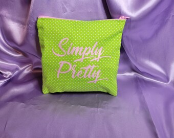 Fabric Makeup Bag - Personalized, Cosmetic Bag