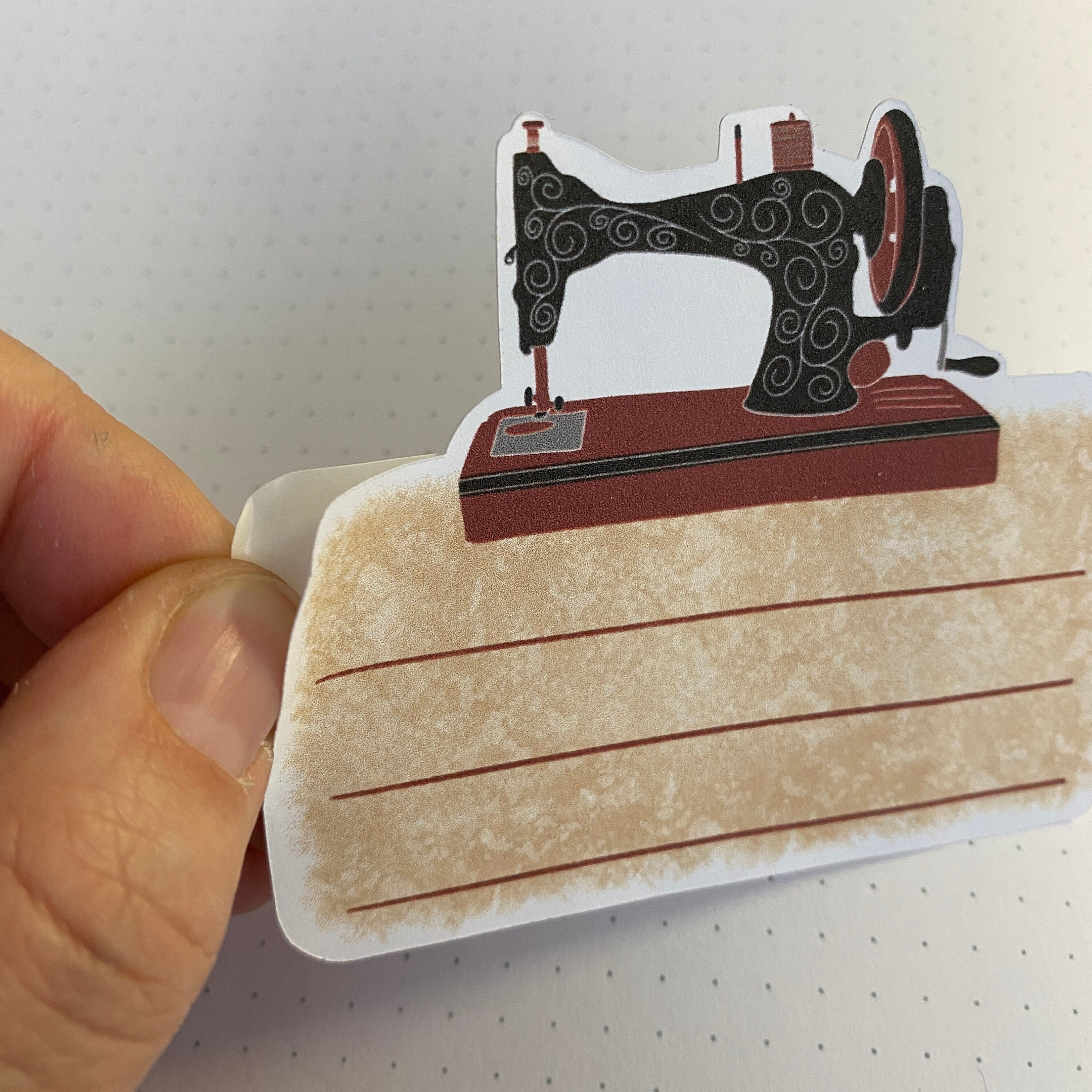 Sewing Machine Address Labels Set of 5 Antique Sewing | Etsy