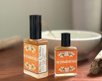 Incense & Orange >> Blood Orange. Frankincense. Palo Santo. Incense Smoke. >> Natural Botanical Eau de Parfum 15 ml or 30 ml >>