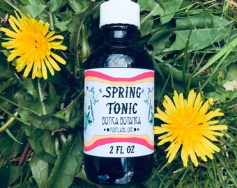 Spring Tonic — 2 Unzen — Um die Schwere des Winters abzulegen und sich in die Möglichkeiten des Frühlings zu entfalten