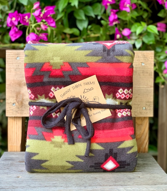 Personalized No Sew Knot Tie Fleece Blanket Throw Kit South
